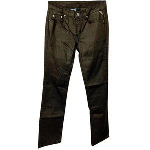 Replay women's size 28 shiny coated stretch denim IOKO skinny jeans 27x34 28x34